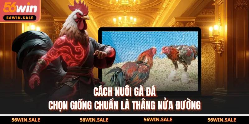 Cách Nuôi Gà Đá - Chọn Giống Chuẩn Là Thắng Nửa Đường